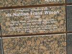 WILSON Nathan Frans 1933-1980