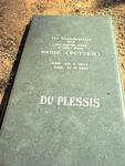 PLESSIS Marie, du nee PUTTER 1911-2002