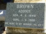 BROWN Adonis 1948-1988