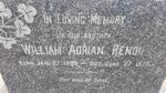 RENOU William Adrian 1909-1929