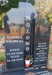 MOLOMO Madira Racheal 1948-2006