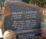 WILLEMSE Willem 1928-2011 & Yvonne 1939-2007