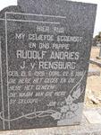 RENSBURG Rudolf Andries, J.v. 1926-1961