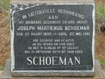 SCHOEMAN Joseph Martienus 1890-1961