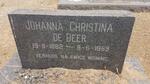BEER Johanna Christina, de 1882-1959