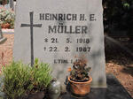 MÜLLER Heinrich H.E. 1918-1987
