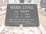 LYPKE Maria nee EHLERS 1905-1990