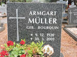 MÜLLER Armgart nee BOURQUIN 1920-2001
