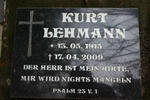 LEHMANN Kurt 1915-2009