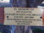 GOUT Joy Suzanne Elizabeth nee BRYANT 1932-2006