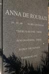 ROUBAIX Anna, de 1940-