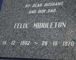 MIDDLETON Felix 1902-1970