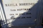 MORRISON Rahila nee HOFFMAN 1858-1928