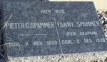 SPAMMER Pieter C. -1959 & Fanny SAAIMAN -1939