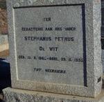 WIT Stephanus Petrus, de 1865-1955