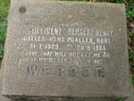 WEBBER Herbert Henry -1965 & Millicent -1929