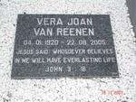 REENEN Vera Joan, van 1920-2005