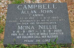 CAMPBELL Allan John 1912-1989 & Mona Nellie 1917-2003