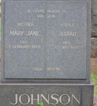 JOHNSON Josiah -1954 & Mary Jane -1943