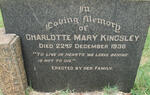KINGSLEY Charlotte Mary -1938