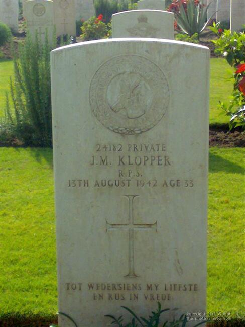 KLOPPER J.M. -1942