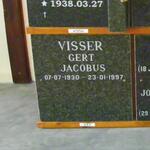 VISSER Gert Jacobus 1930-1997