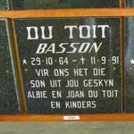 TOIT Basson, du 1964-1991
