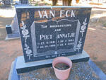 ECK Piet, van 1941-1996 & Annatjie 1943-2000