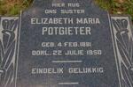 POTGIETER Elizabeth Maria 1881-1950