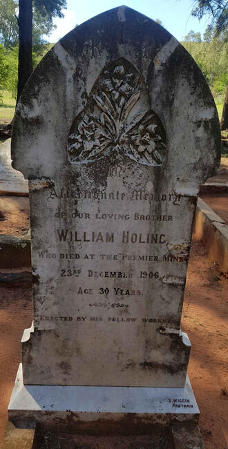 HOLING William -1906