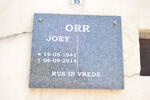 ORR Joey 1941-2014