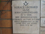 LEAH Horace Leonard 1898-1947
