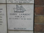LAMBERT Harry 1892-1949