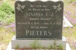 PIETERS Susanna E.J., voorheen WEPENER, nee DICKS 1874-1958