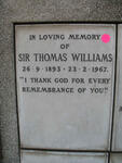 WILLIAMS Thomas 1893-1967