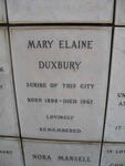 DUXBURY Mary Elaine 1898-1967