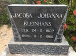 KLEINHANS Jacoba Johanna 1907-1966