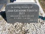 BUTT Joan Katharine Forsyth 1923-1982