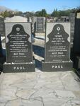 PAUL Alec 1907-1969 & May 1915-2001
