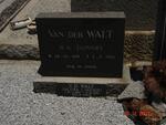 WALT R.B., van der 1915-1965 & Jacoba J. 1922-1990