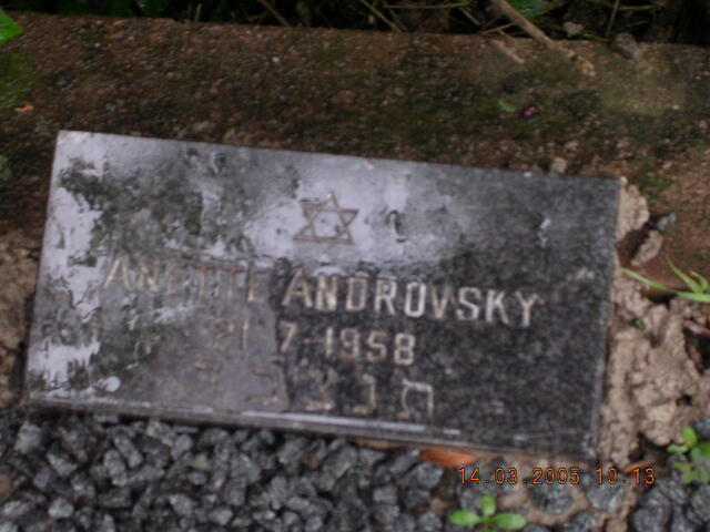 ANDROVSKY Anette -1958