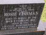 FISHMAN Rosie 1914-2000