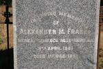 FRASER Alexander M. 1861-1897