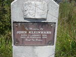 KLEINHANS John 1926-1996