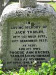 TAMLIN Jack 1872-1935 & Phoebe Ann Rachel HUMAN -1941