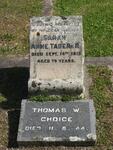 TABERER Sarah Anne -1913 :: CHOICE Thomas W. 1944