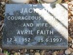 JACKSON Avril Faith 1952-1997