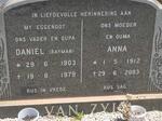 ZYL Daniel, van 1903-1979 & Anna 1912-2003