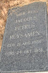 HUYSAMEN Jacobus Petrus 1856-1951