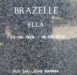 BRAZELLE Ella 1926-2015